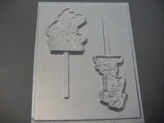 441sp Mario and Friend Chocolate Candy Lollipop Mold
